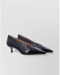Le Monde Beryl - Glossy Kitten Heel Pointed Toe Pumps - Lyst