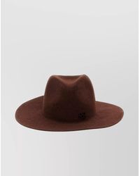 Ruslan Baginskiy - Monogram-Embellished Fedora Hat With Wide Brim - Lyst