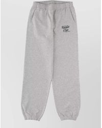 Sporty & Rich - Comfortable Trousers With Elastic Cuffs And Pockets - Lyst