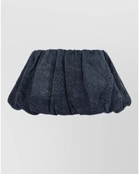 DIESEL - Denim Balloon Mini Skirt - Lyst