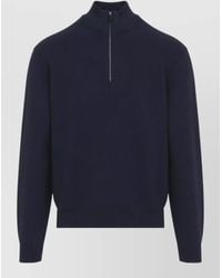Ralph Lauren - High Neck Textured Knit Long Sleeve Sweater - Lyst