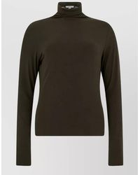 Vince - High-Neck Long-Sleeve Top - Lyst