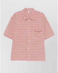 sunflower - Checked Short-Sleeve Shirt - Lyst