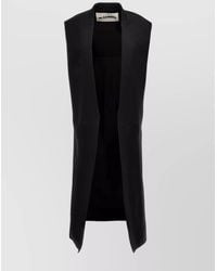 Jil Sander - Long Vest - Lyst