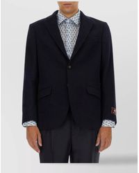 Etro - Tailored Jacket With Lapel And Pockets - Lyst