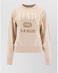 Pinko - Cotton Printed Long-Sleeve Sweatshirt - Lyst