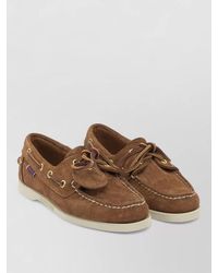 Sebago - Leather Lace-Up Loafers - Lyst