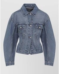 Jacquemus - Denim Fitted Jacket - Lyst