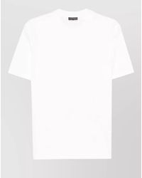 Emporio Armani - Cotton Logo-Print Short-Sleeve T-Shirt - Lyst