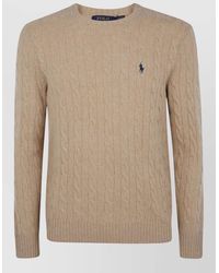 Polo Ralph Lauren - Wool Cashmere Long-Sleeve Jumper - Lyst