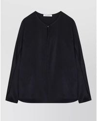Max Mara - Long Sleeve Round Neck Jacket - Lyst