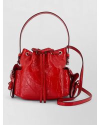 Acne Studios - Mini Bucket Bag Leather Crossbody Strap - Lyst