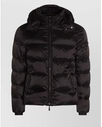 Moorer - Hooded Quilted Down Jackets With Side Pockets - Lyst