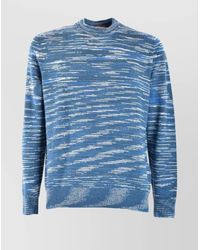 Missoni - Cashmere Striped Intarsia-Knit Crew-Neck Jumper - Lyst