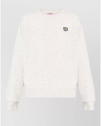 KENZO - Cotton Crew Neck Long-Sleeve Sweatshirt - Lyst