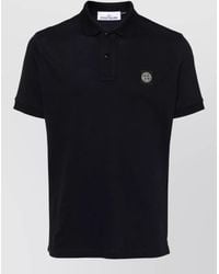 Stone Island - Cotton Slim-Fit Polo Shirt - Lyst