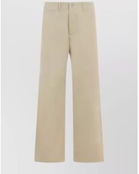 Burberry - Straight Leg Trousers With Pockets And Belt Loops - Lyst