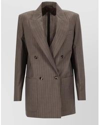 Max Mara - Wool Suit Jacket - Lyst