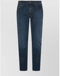 PT Torino - Straight Trousers With Belt Loops And Pockets - Lyst