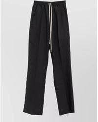 Rick Owens - Cotton Drawstring Track Pants - Lyst