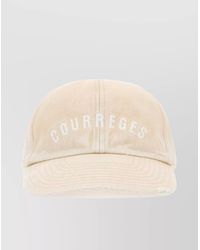 Courreges - Cotton Logo-Embroidered Baseball Cap - Lyst
