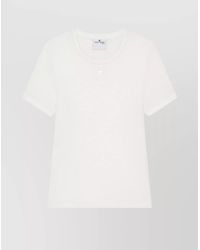 Courreges - Logo Cotton Short-Sleeve T-Shirt - Lyst