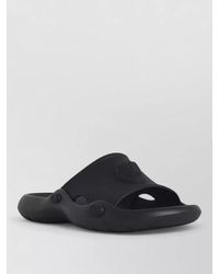 Versace - Rubber Slides Open Toe Textured Sole - Lyst