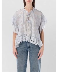 Isabel Marant - Marant Étoile Payton Lace Top - Lyst