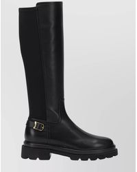 Santoni - Leather Knee-High Boots - Lyst