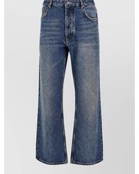 Off-White c/o Virgil Abloh - Denim Slim-Fit Straight-Leg Jeans - Lyst
