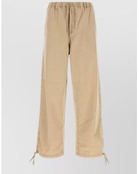 Ferragamo - Cotton Blend Trousers Back And Side Pockets - Lyst