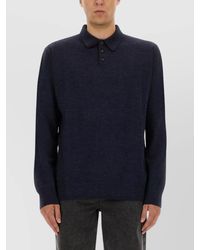 Maison Margiela - Wool Long-Sleeve Polo Shirt - Lyst