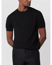 Lardini - Wool Blend Knit T-Shirt - Lyst