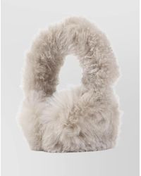 Yves Salomon - Lamb Fur Earmuffs - Lyst