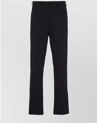Prada - Stretch Trousers With Elastic Waistband And Pockets - Lyst
