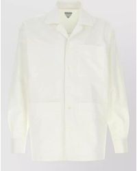 Bottega Veneta - Cotton Shirt Long Sleeves Front Pockets - Lyst