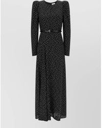 P.A.R.O.S.H. - Silk Star-Print Maxi Dress - Lyst