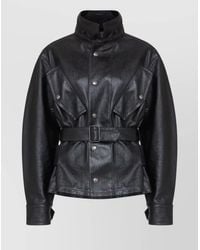 Maison Margiela - Textured Cotton Sport Jacket Belted Waist - Lyst