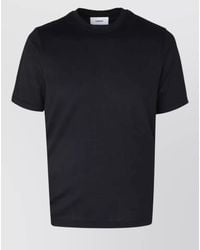 Lardini - Silk Cotton Crew Neck T-Shirt - Lyst