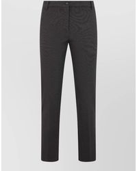 Pinko - Slim Fit Trousers Slightly Flared Leg - Lyst