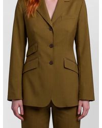 Max Mara - Virgin Wool Single-Breasted Suit Jacket - Lyst