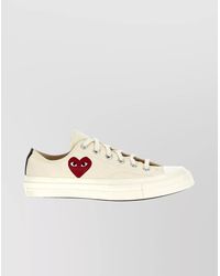 COMME DES GARÇONS PLAY - Cotton Low-Top Sneakers - Lyst