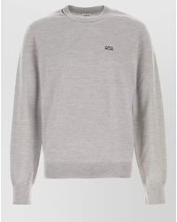 Loewe - Wool Blend Sweater Ribbed Cuffs Hem - Lyst
