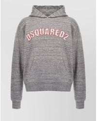 DSquared² - Cotton Logo-Print Hoodie - Lyst
