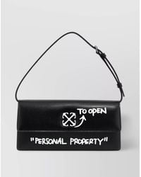 Off-White c/o Virgil Abloh - Jitney 1.0 Leather Shoulder Bag - Lyst