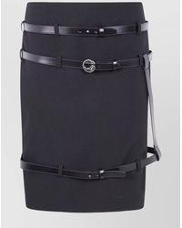 Coperni - Recycled Polyester Multi Belt Fitted Skirt - Lyst