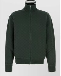Gucci - Technical Jersey Gg Embossed Zip Bomber Jacket - Lyst