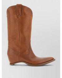 Maison Margiela - Leather Heel-Less Ankle Boots - Lyst
