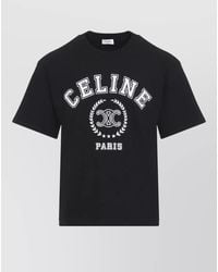 Celine - Cotton Relaxed-Fit Graphic T-Shirt - Lyst