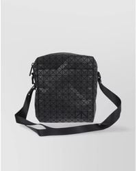 Issey Miyake - Leather Bag Crossbody Geometric Pattern - Lyst